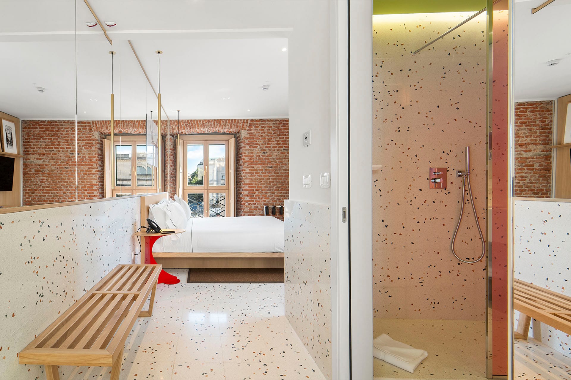 Detalle de Habitación Doble Comfort con cama de matrimonio