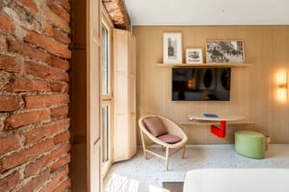 Dettaglio camera Deluxe Twin con letti separati Hotel Milu Milano
