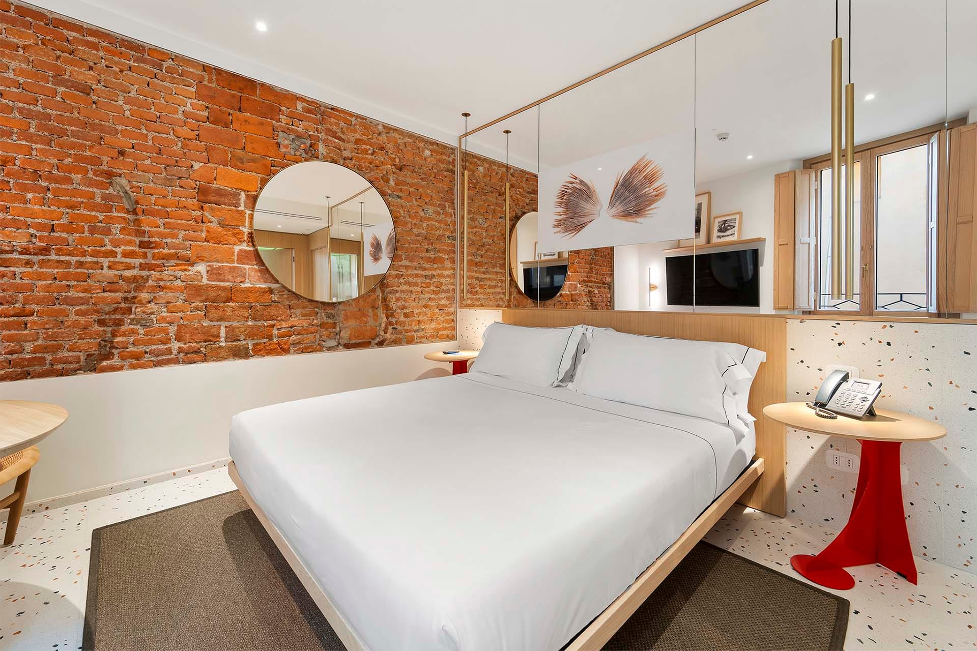 Detalle de Habitación Deluxe Doble del Hotel Milu en Milán